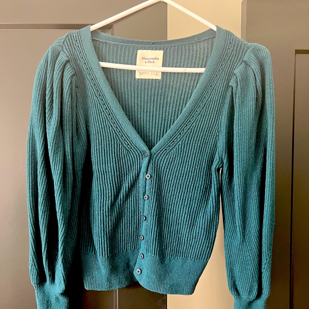 Button Down Slim Sweater